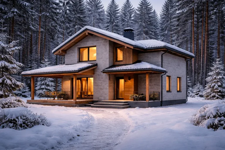 Стык стены и фундамента для газобетона и арболита